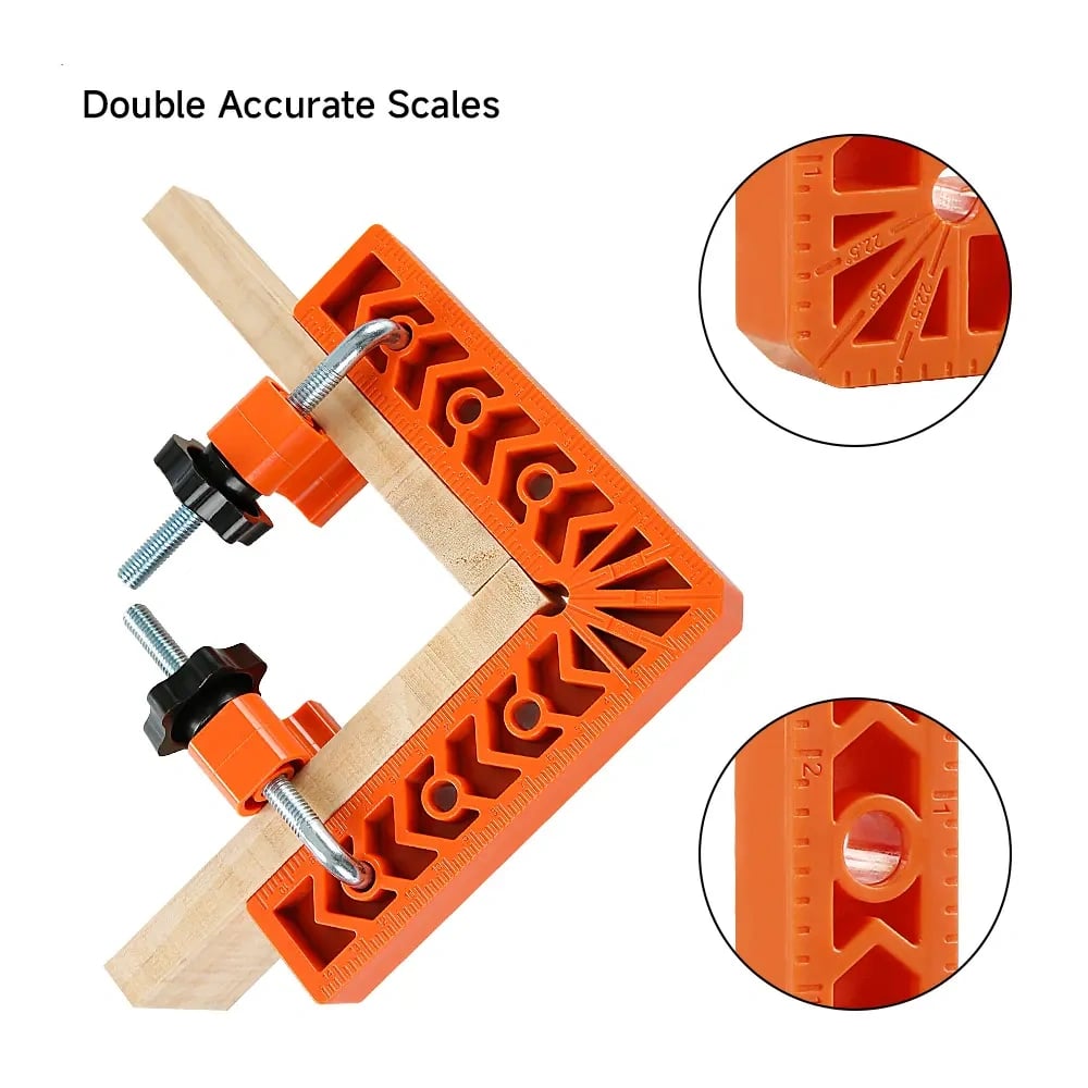 🔧 4PCS Right Angle Clamp Kit 📐 Perfect Corner Alignment Tool