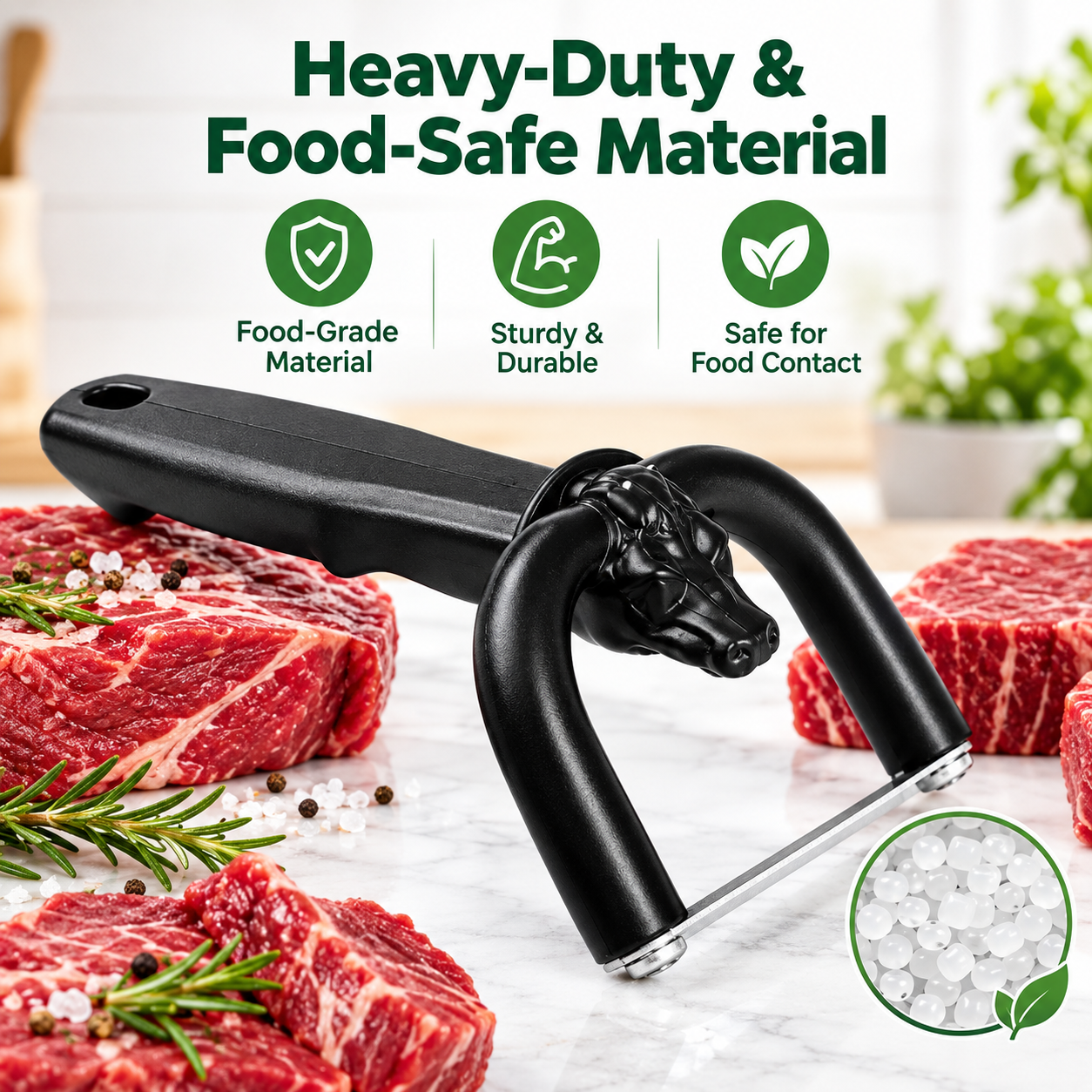🍖Handheld Ergonomic Meat Slicer - Suitable for slaughtering, grilling, meat processing and home kitchens