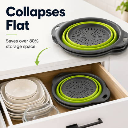 🌊Foldable Drain Basket Set - with Drain Base
