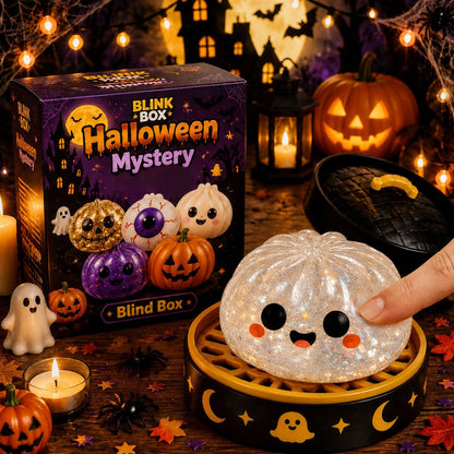 🎃 SpookySquish Halloween Glitter Fidget Toys – 5 Collectible Styles