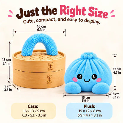 🥟 Rainbow Dumpling Plush Blind Box 🌈 – Cute Mystery Stuffed Toy