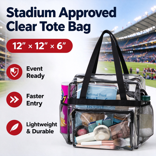 Transparent large capacity handbag