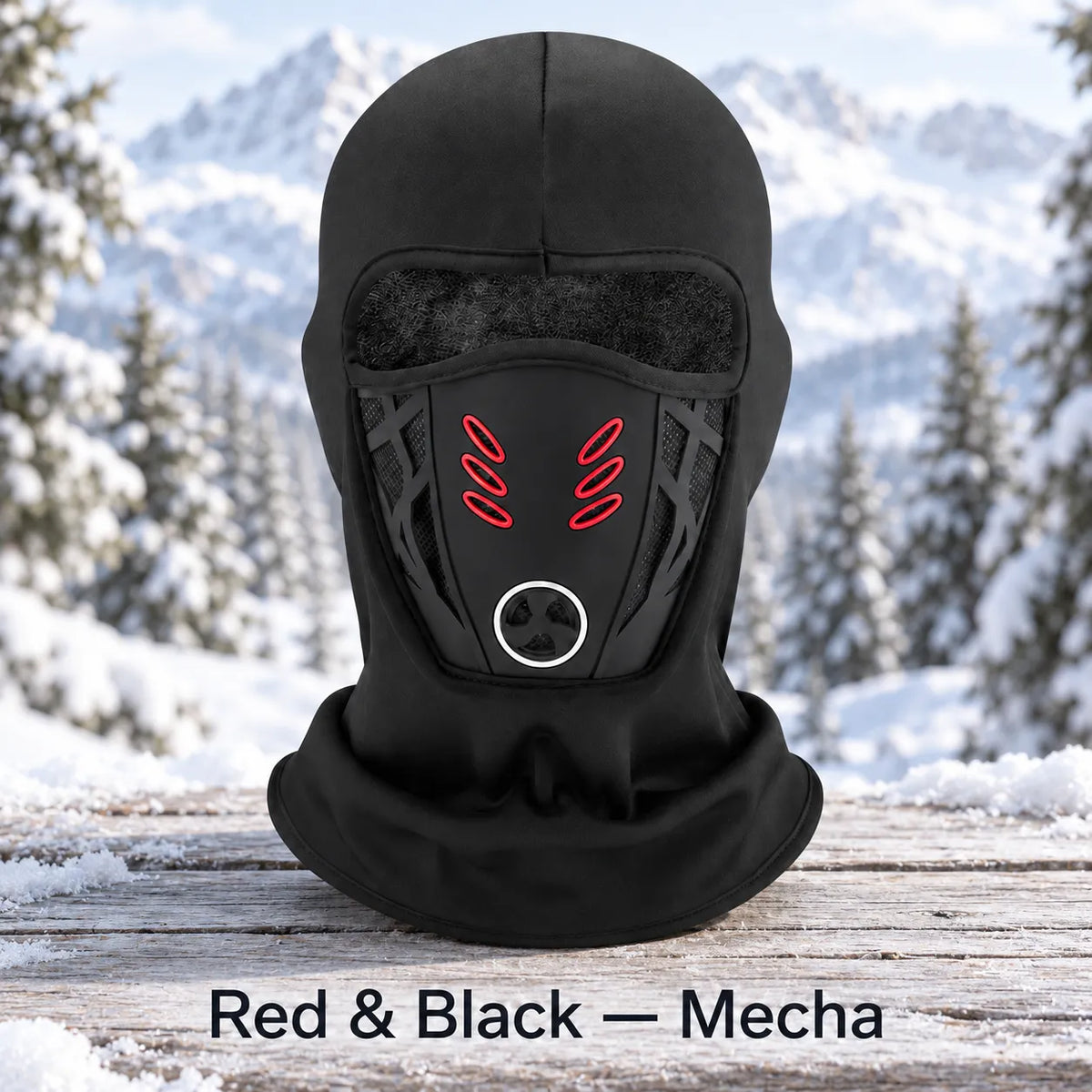 ❄️ Winter Fleece Balaclava with 3D Face Panel | Full Head, Face & Neck Coverage 🏔️