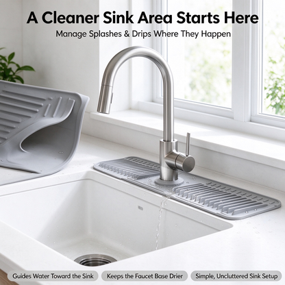 Silicone Faucet Splash Guard Mat