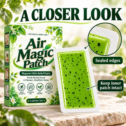 🌿 Mugwort Mite Defense Patches – Botanical Home Care, 6-Pack