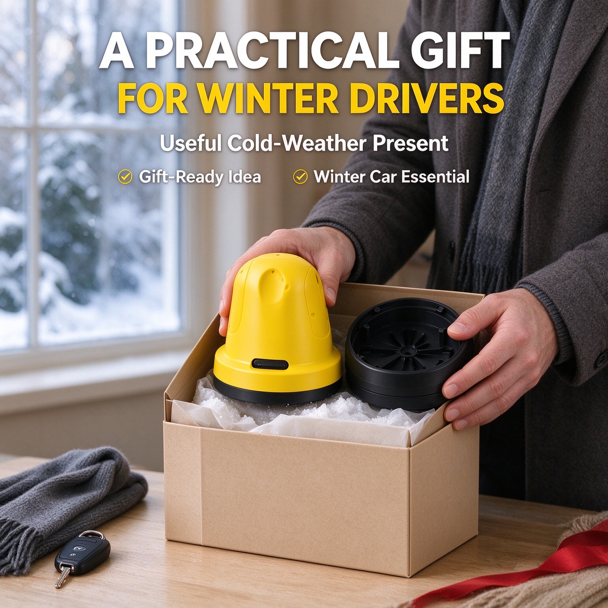 USB Rechargeable Electric Car Ice Scraper