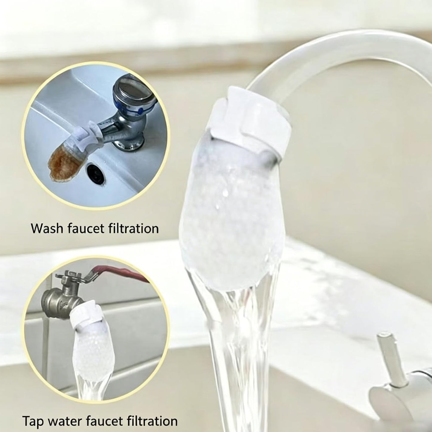 💧 Faucet Filter Bag – Cleaner Water Every Day