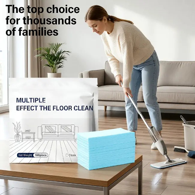 Eco-Friendly Multi-Surface Floor Cleaner Tablets – Deep Cleaning & Floor Protection