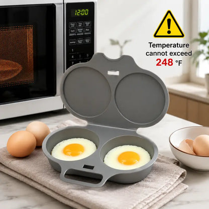 🍳Dual-cavity microwave egg cooker
