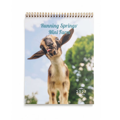 🐮 2027 Mini Farm Animal Calendar – Record adorable farm moments throughout the year