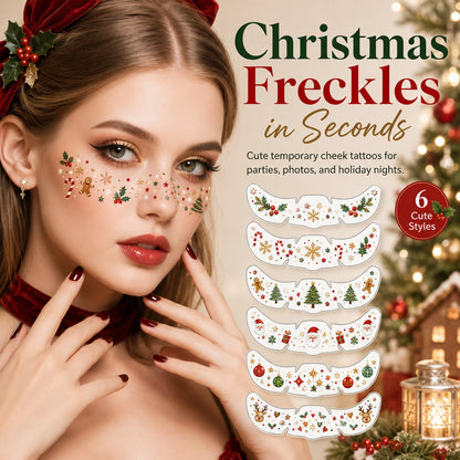 ✨ 6 Pcs Temporary Freckle Face Tattoos – Buy 2 Get 1 Free