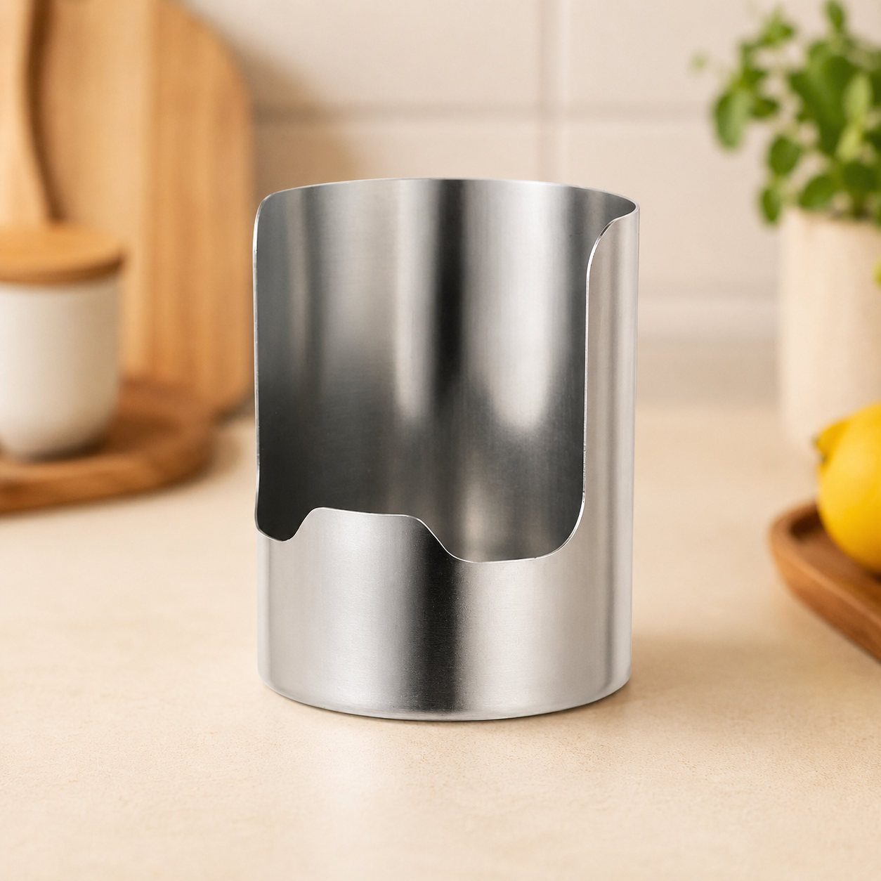 🔥Last Day 50% OFF - 🍴Thickened Stainless Steel Utensil Organizer, Rust Resistant Easy to Clean