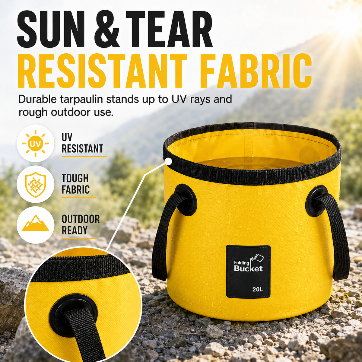 💧Portable Collapsible Folding Bucket