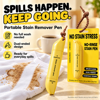 ✨ Portable Dual-Head Stain Remover Pen – Tackle Everyday Stains