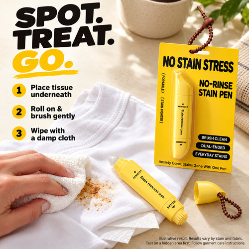 ✨ Portable Dual-Head Stain Remover Pen – Tackle Everyday Stains