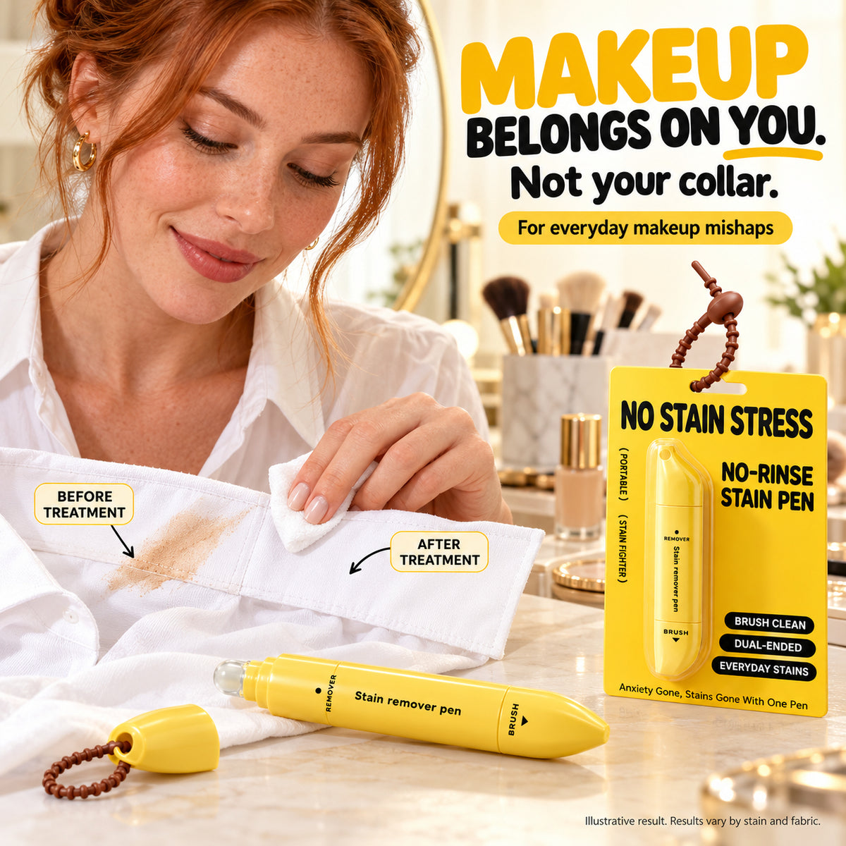 ✨ Portable Dual-Head Stain Remover Pen – Tackle Everyday Stains