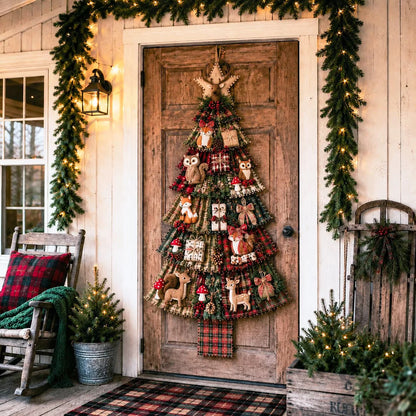 ⭐ The Ultimate Holiday DIY Craft Oversized Patchwork Christmas Tree Door Hanging Banner Kit 🎄🚪