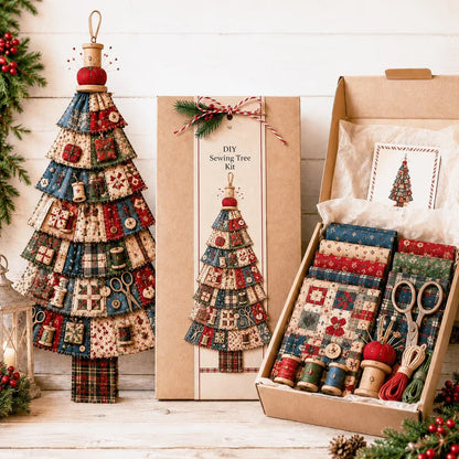 ⭐ The Ultimate Holiday DIY Craft Oversized Patchwork Christmas Tree Door Hanging Banner Kit 🎄🚪