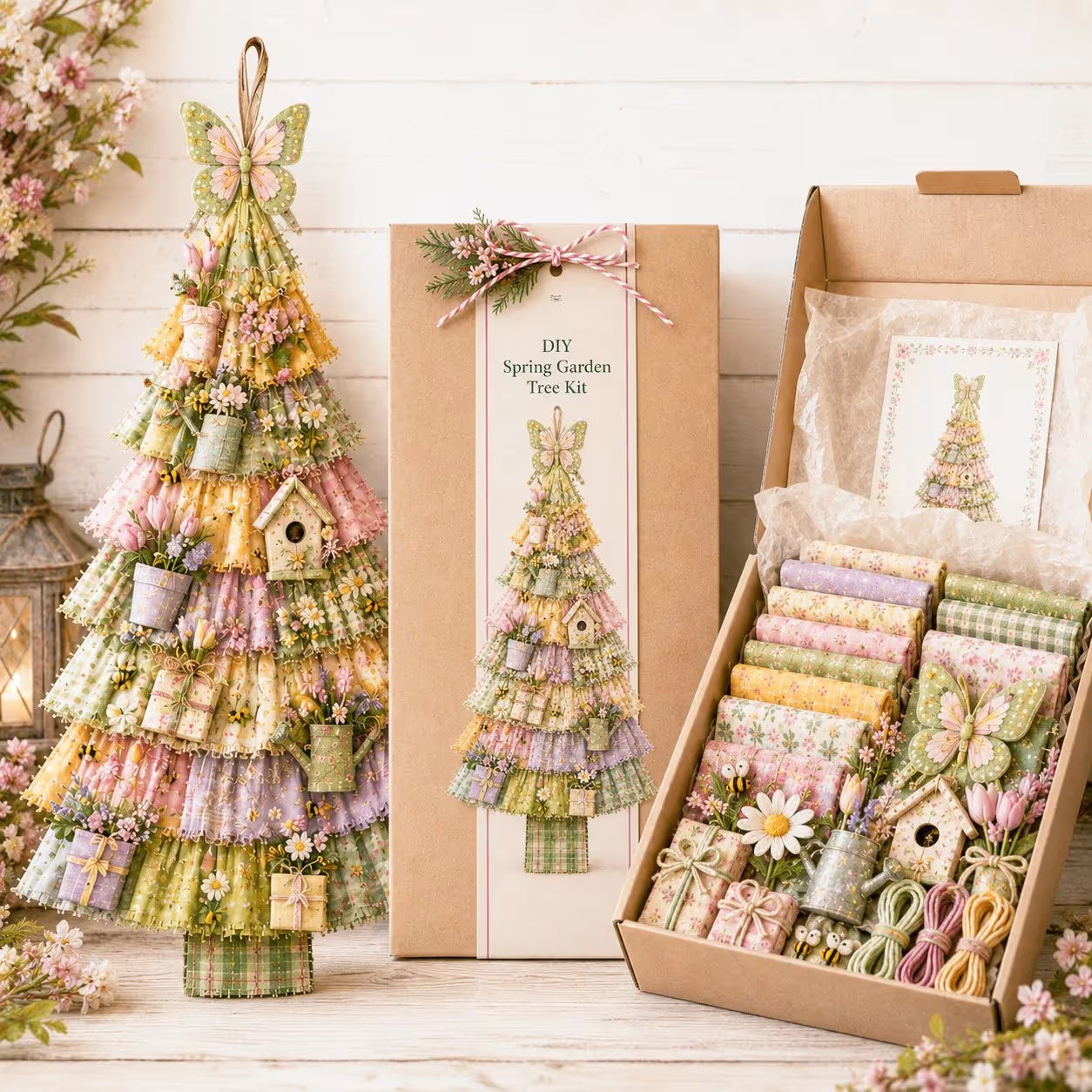 ⭐ The Ultimate Holiday DIY Craft Oversized Patchwork Christmas Tree Door Hanging Banner Kit 🎄🚪
