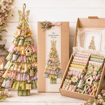 ⭐ The Ultimate Holiday DIY Craft Oversized Patchwork Christmas Tree Door Hanging Banner Kit 🎄🚪