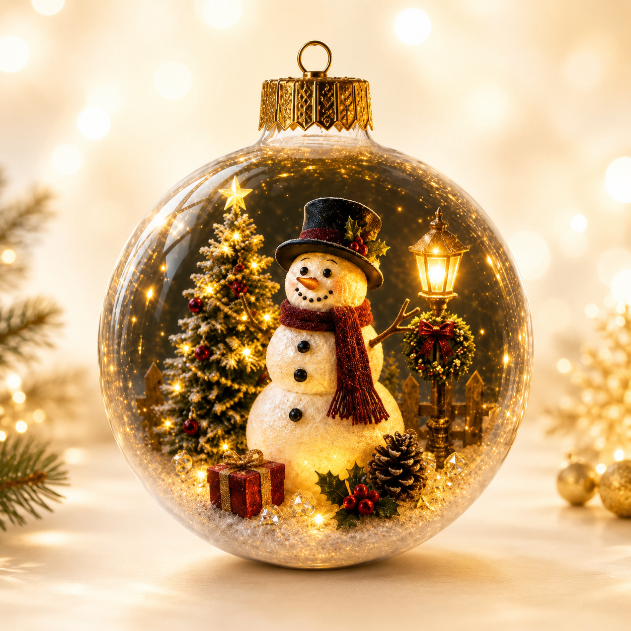 ✨ Magical Illuminated 3D Christmas Baubles – Bring Your Tree to Life!