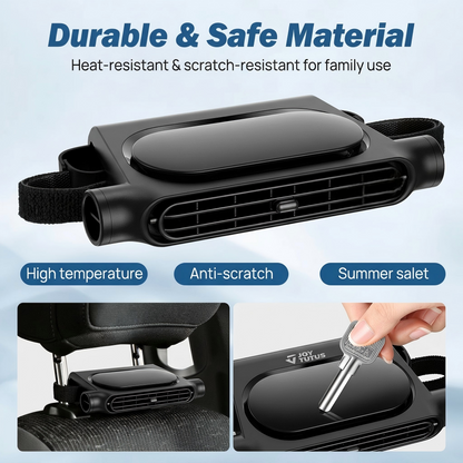 Bladeless Car Seat Headrest Cooling Fan