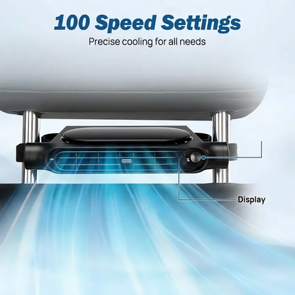 Bladeless Car Seat Headrest Cooling Fan