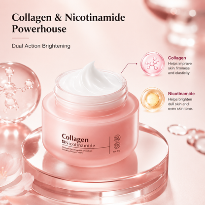 🌸 Radiant Collagen & Nicotinamide Smoothies Cream