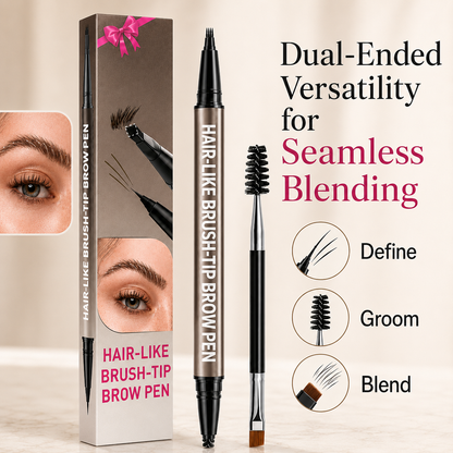 Dual-Ended Hair-Like Brush-Tip Brow Pen✨