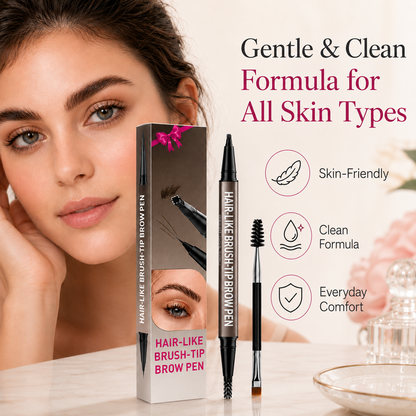 Dual-Ended Hair-Like Brush-Tip Brow Pen✨