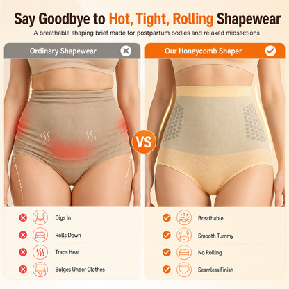 Breathable Honeycomb Postpartum Shaping Briefs