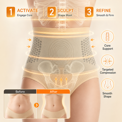 Breathable Honeycomb Postpartum Shaping Briefs