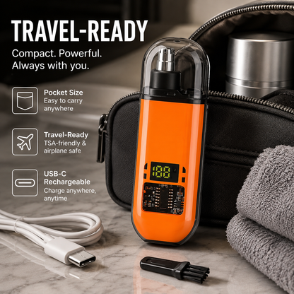 🛠️Professional LED Display Nose Hair Trimmer