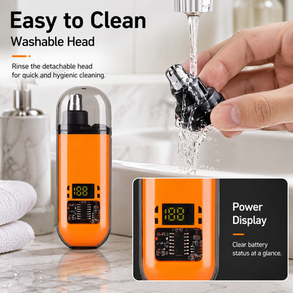 🛠️Professional LED Display Nose Hair Trimmer