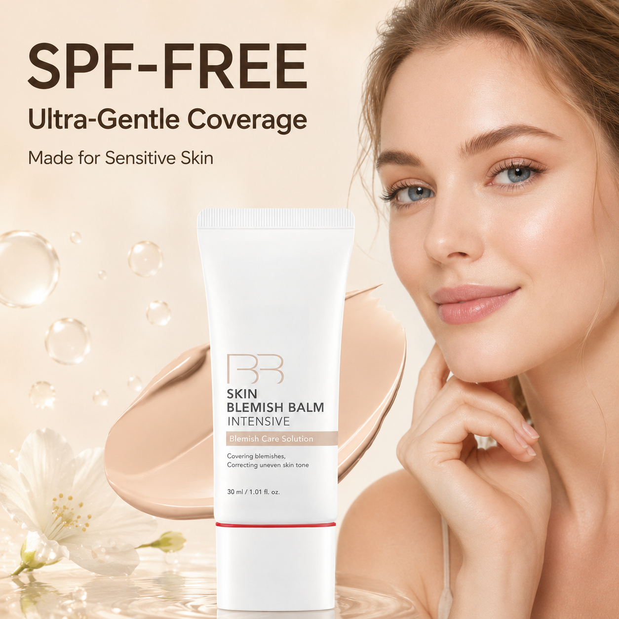 💧B3 Skin Blemish Balm | Redness-Correcting BB Cream