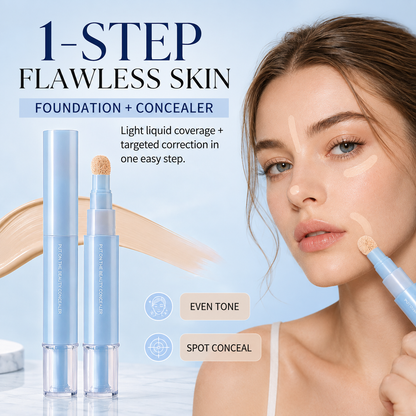 2-in-1 Hydrating Concealer Pen | Brighten, Cover & Blend