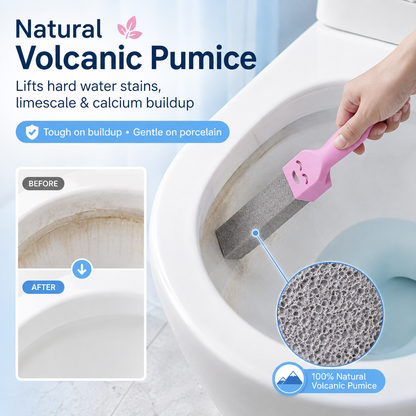 Pumice Stone Toilet Cleaner Brush for Hard Water Stains