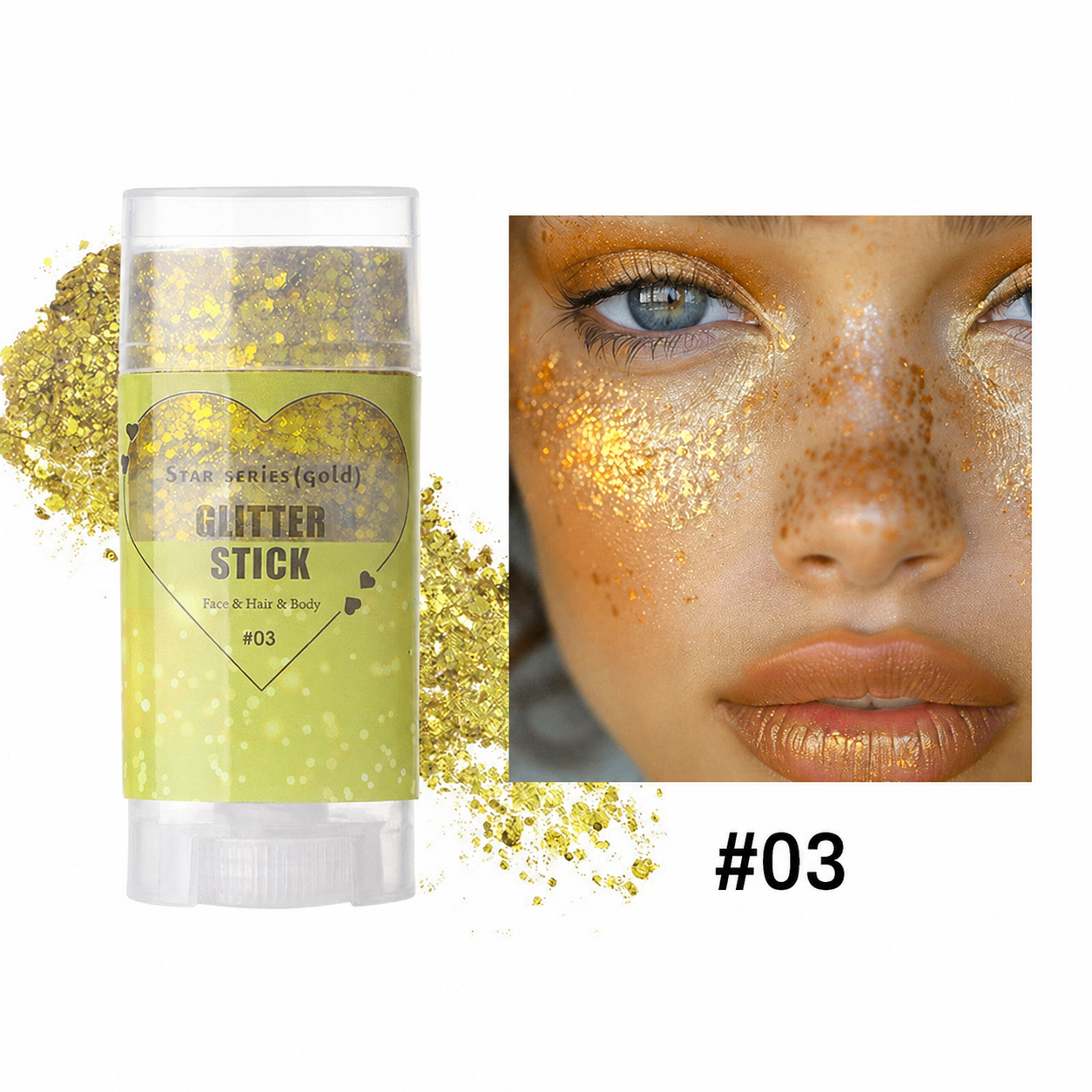 Glitter Stick for Face, Hair & Body | Easy Sparkle