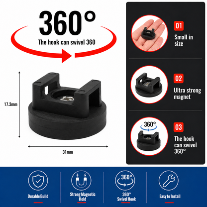 Heavy-Duty Magnetic Cable Tie Mounts