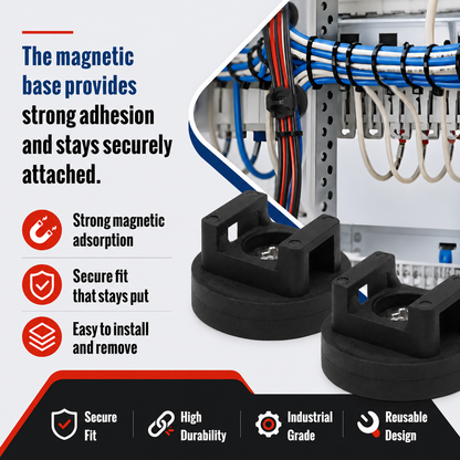 Heavy-Duty Magnetic Cable Tie Mounts