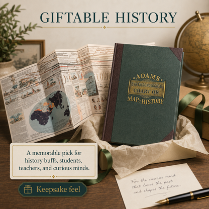 Adams Time Chart – Fold-Out World History Timeline
