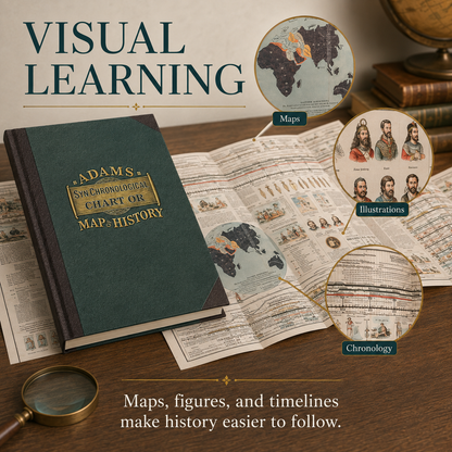 Adams Time Chart – Fold-Out World History Timeline