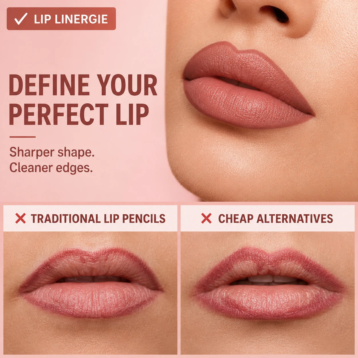 Lip Linergie Waterproof Lip Liner – Precise & Non-Bleeding