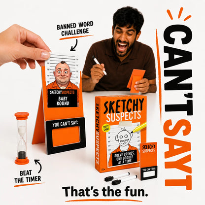 Sketchy Suspects Party Game