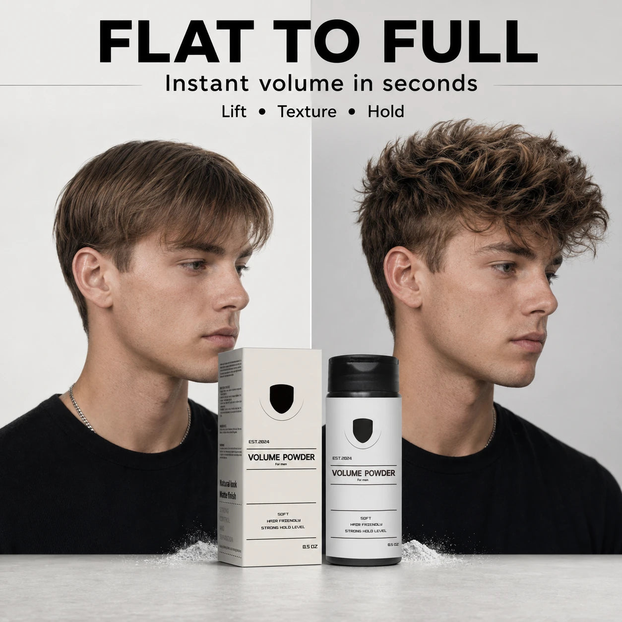 Hair Volumizing Styling Powder | Instant Root Lift & Matte Texture