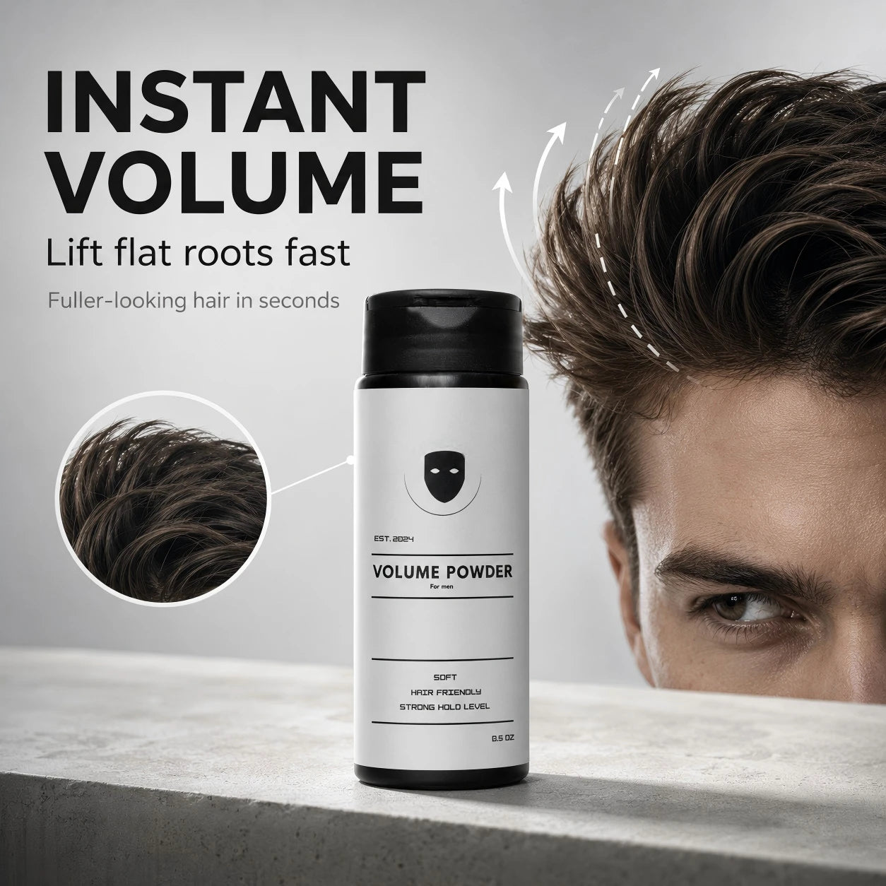 Hair Volumizing Styling Powder | Instant Root Lift & Matte Texture