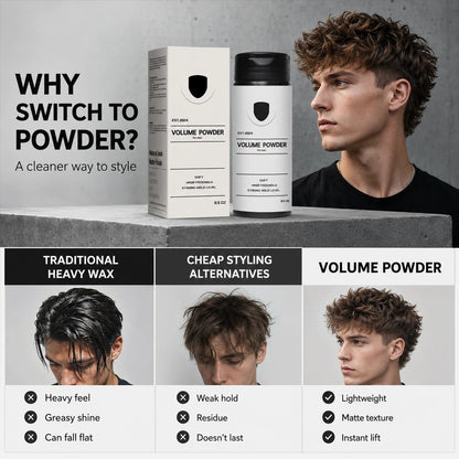Hair Volumizing Styling Powder | Instant Root Lift & Matte Texture