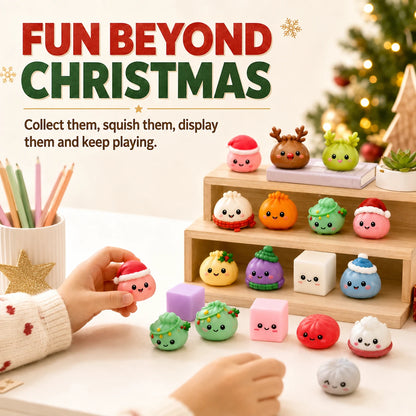 24-Day Christmas Squishy Toy Advent Calendar Countdown Box