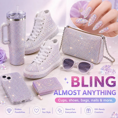 Rhinestone Bedazzling Kit – 40 Colors, Approx. 25K Pieces
