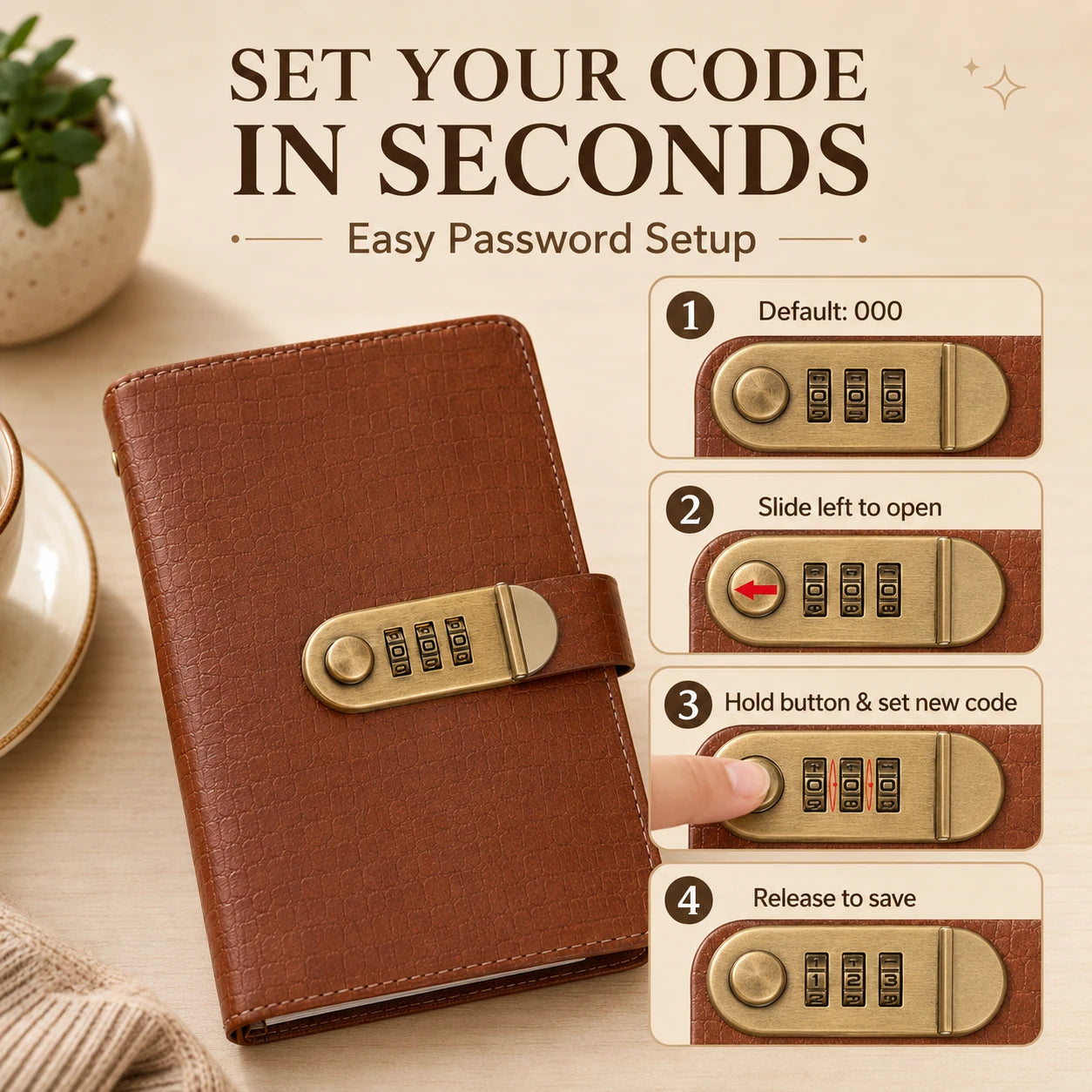 Locking Banknote Collection Booklet | Holds 100 Bills